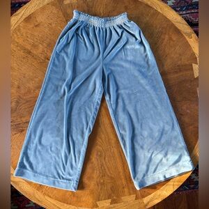 Mayoral Velvet Wide-Leg Pants